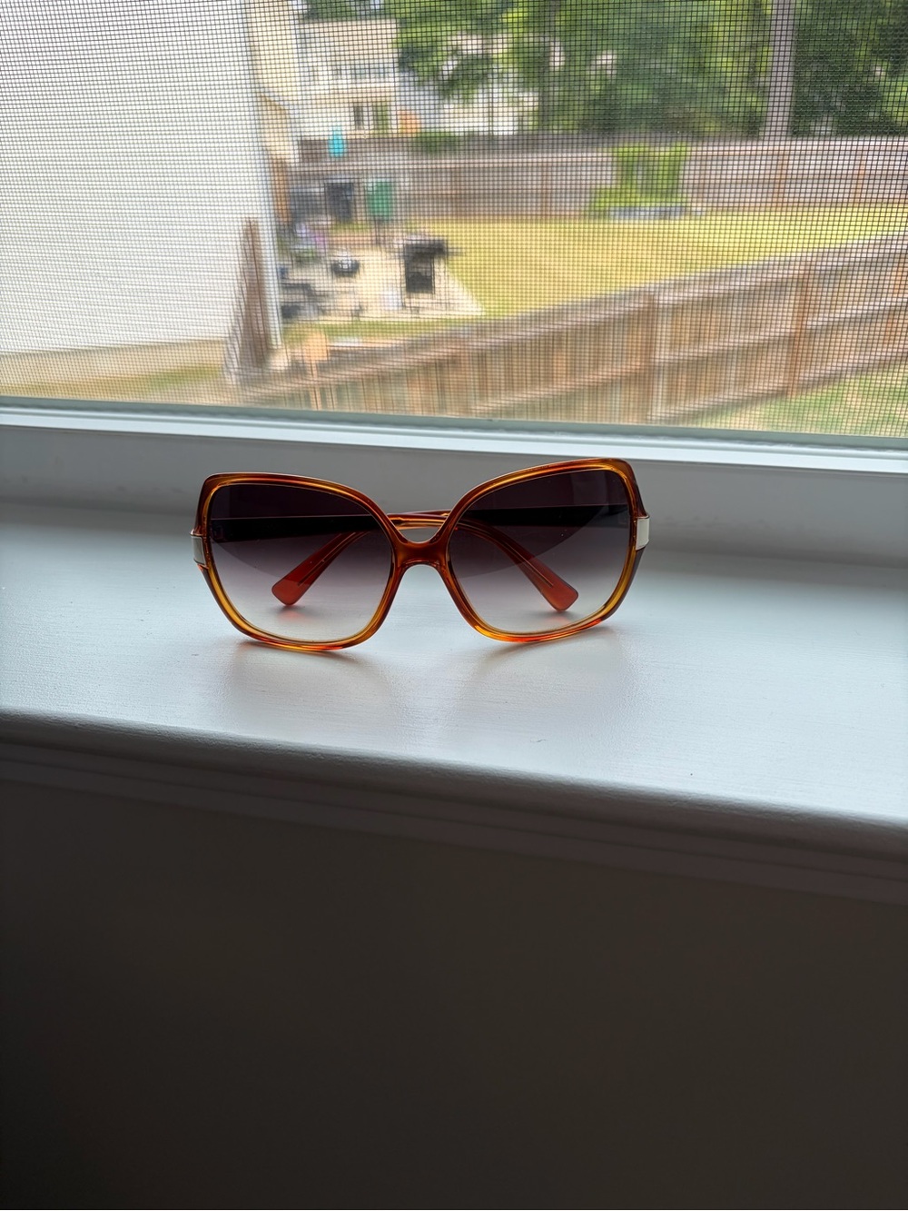 Marc By Marc Jacobs Amber Tortoise Gradient Oversized Women's Sunglasses - Picture 1 of 4
